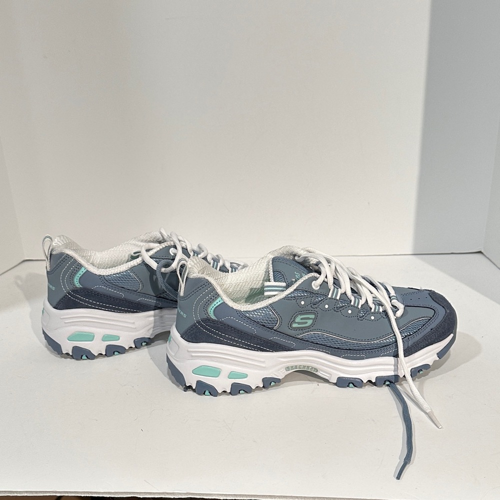 Skechers Gray and White Sneakers - Picture 5 of 5